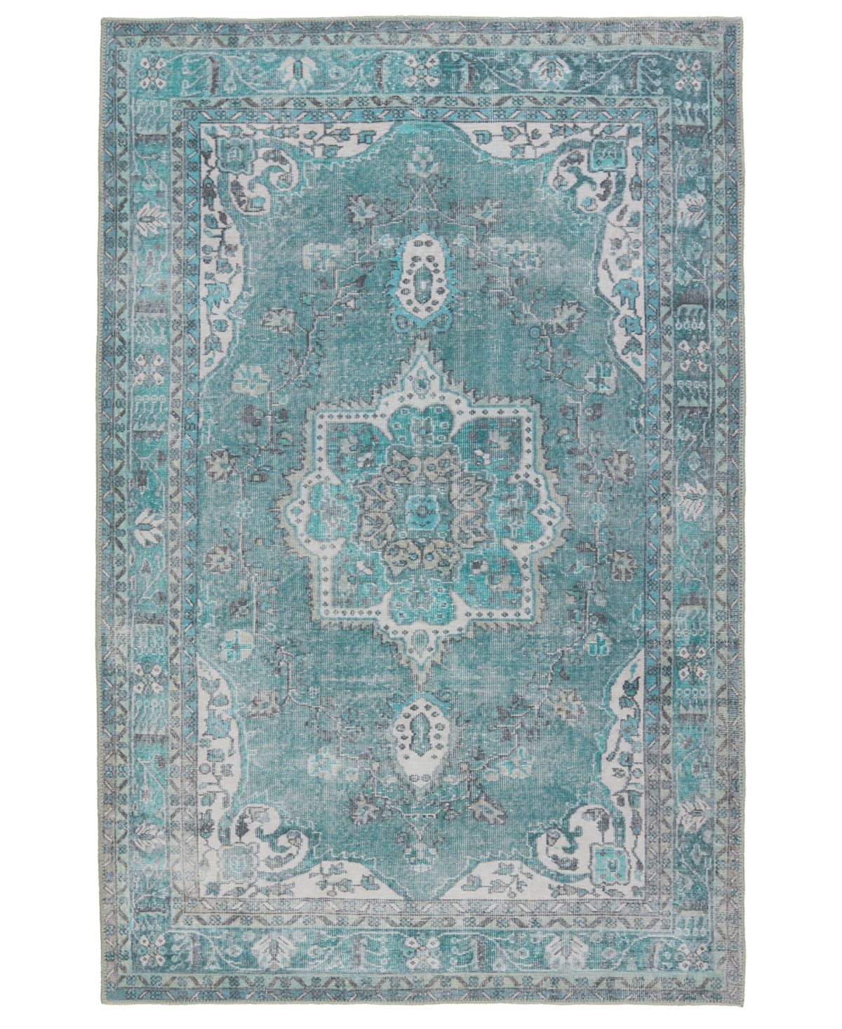 Kate Lester Harman HBL05 7'6in x 10' Area Rug - Blue