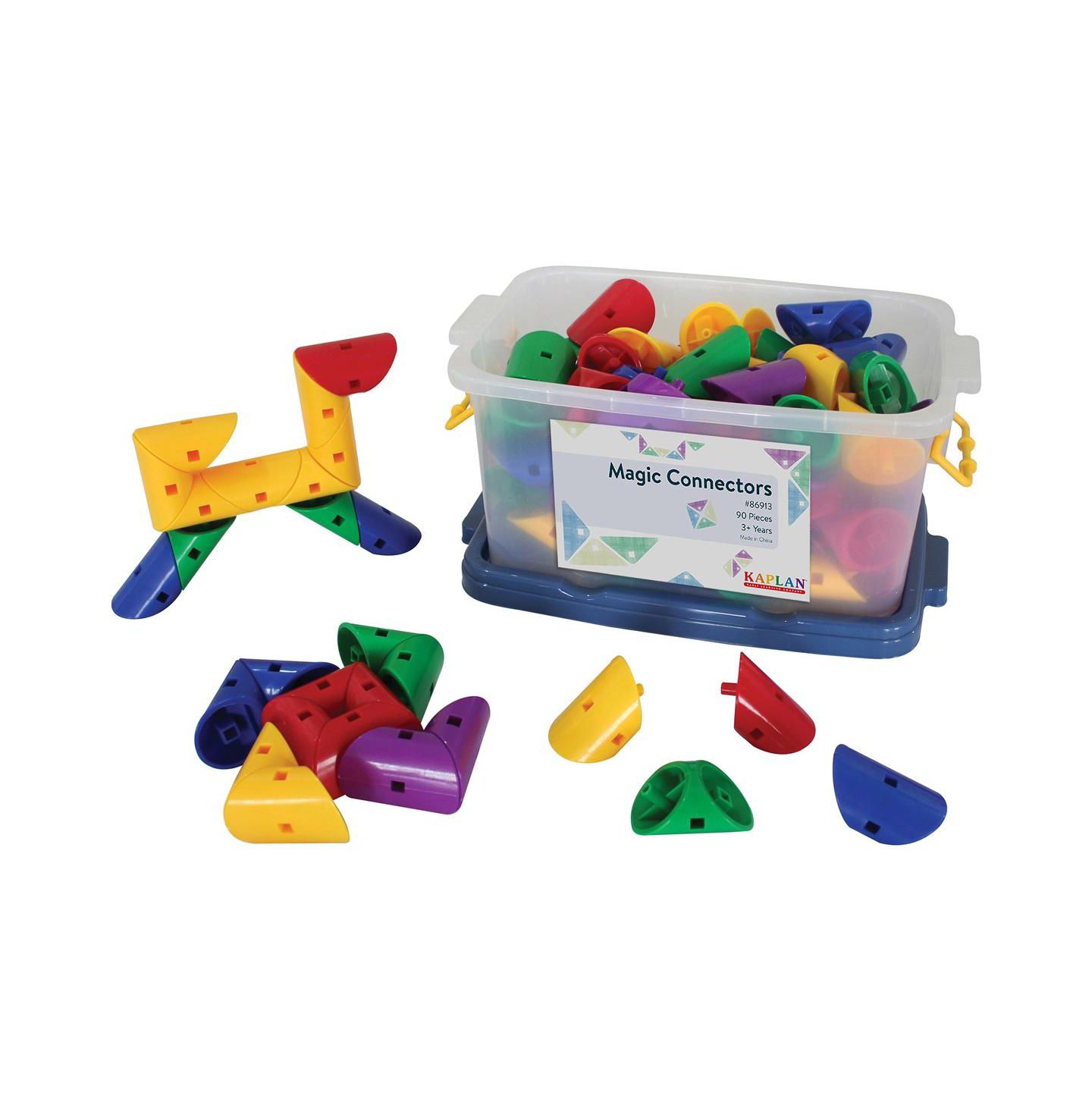 Детский конструктор Joyn Toys Magic Connectors Building Set, 90-Piece, Ages 3+ — фото 1