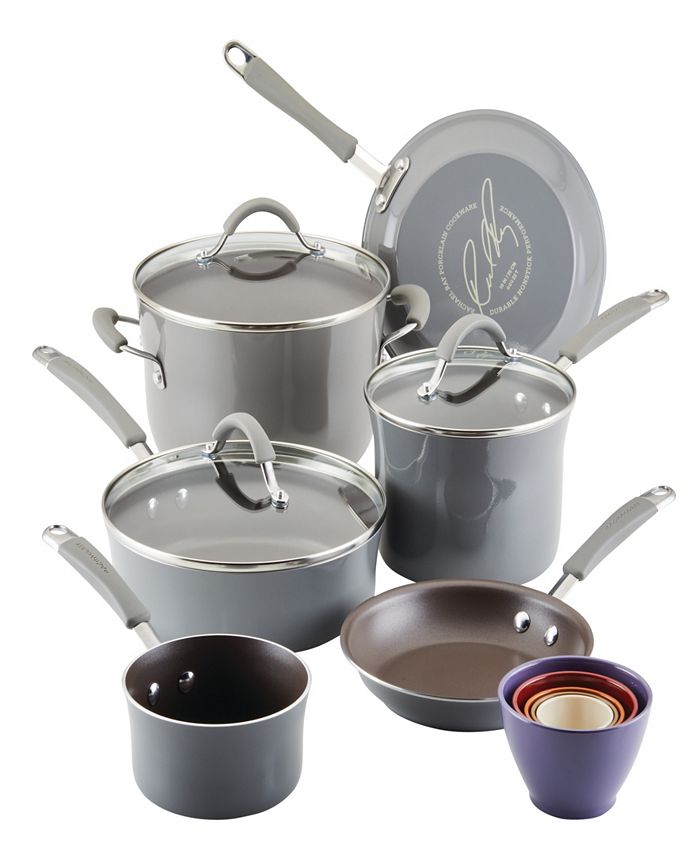 Rachael Ray Hard Enamel 11 Covered Stir Fry - Macy's