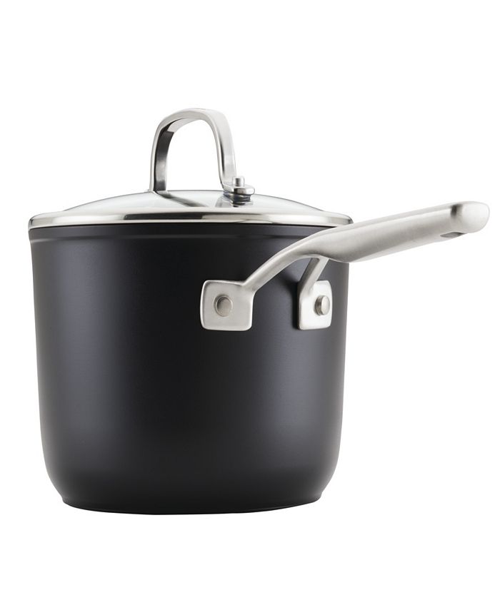 KitchenAid HardAnodized 3 Quart Induction Nonstick Saucepan with Lid
