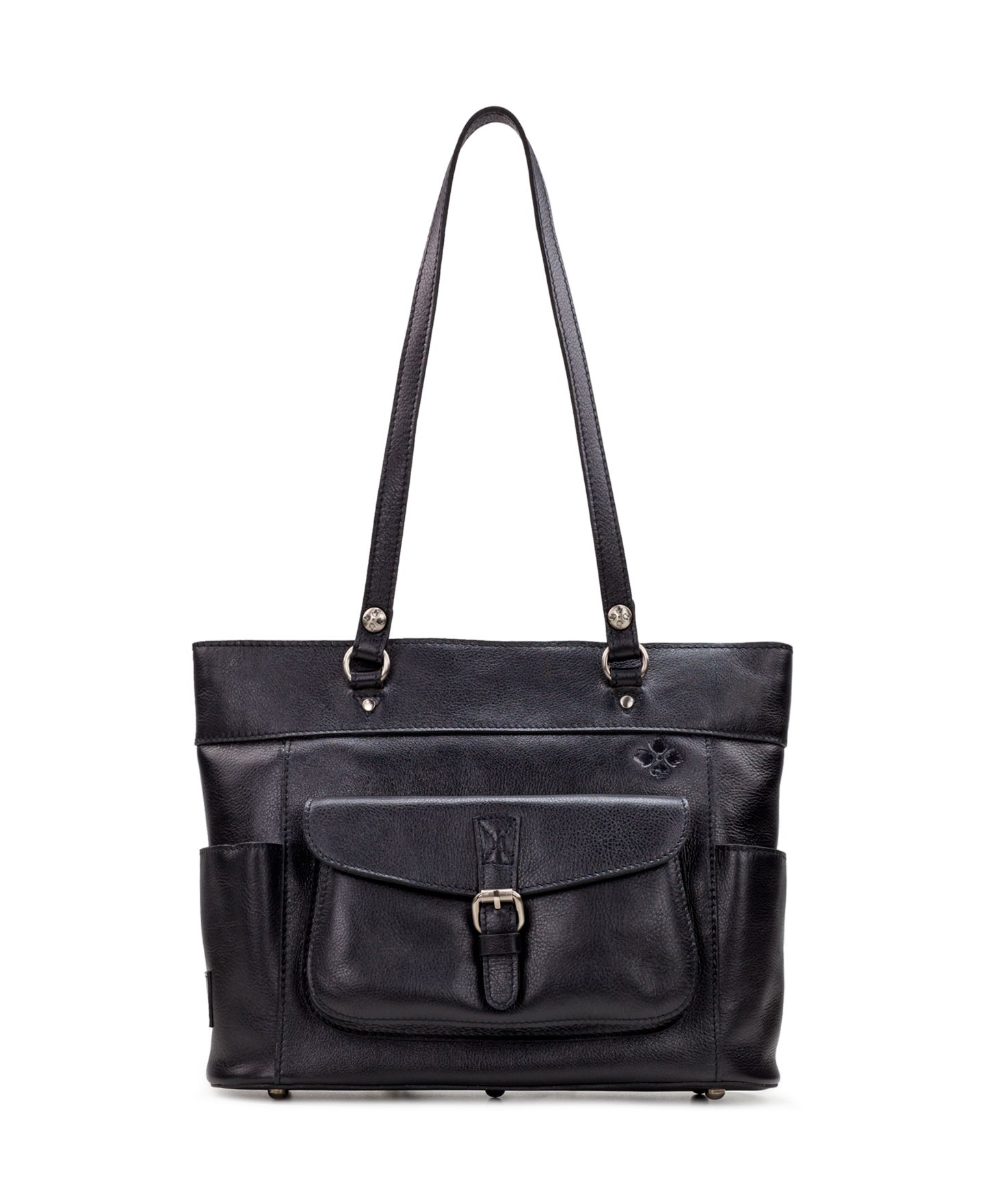 Женская сумка Patricia Nash Bolsena Large Leather, цвет: Чёрный — фото 1