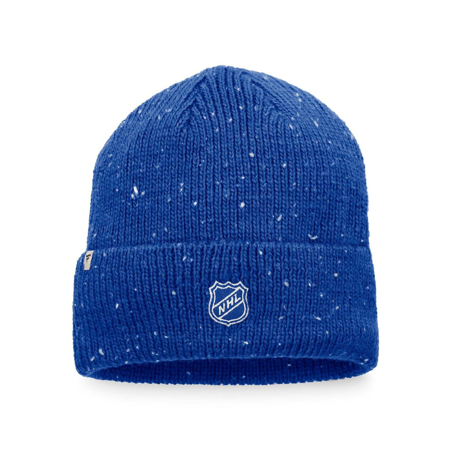 Мужская шапка Fanatics Blue St. Louis Blues Authentic Pro Rink Pinnacle Cuffed Knit Hat — фото 2