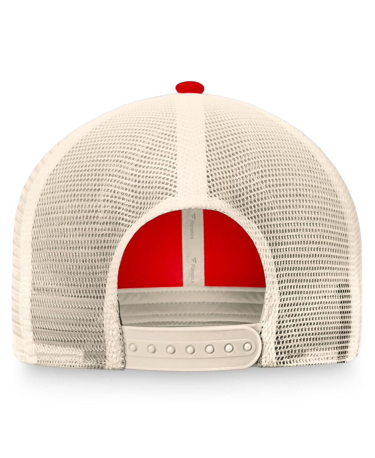 Men's Fanatics Tan Chicago Blackhawks Original Six Mesh Snapback Hat - Tan