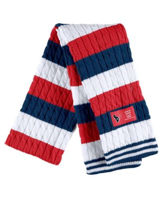 Women's Houston Texans Striped Scarf and Gloves Set