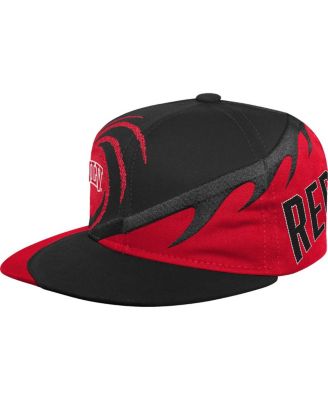 Big Boys Scarlet and Black UNLV Rebels Spiral Snapback Hat