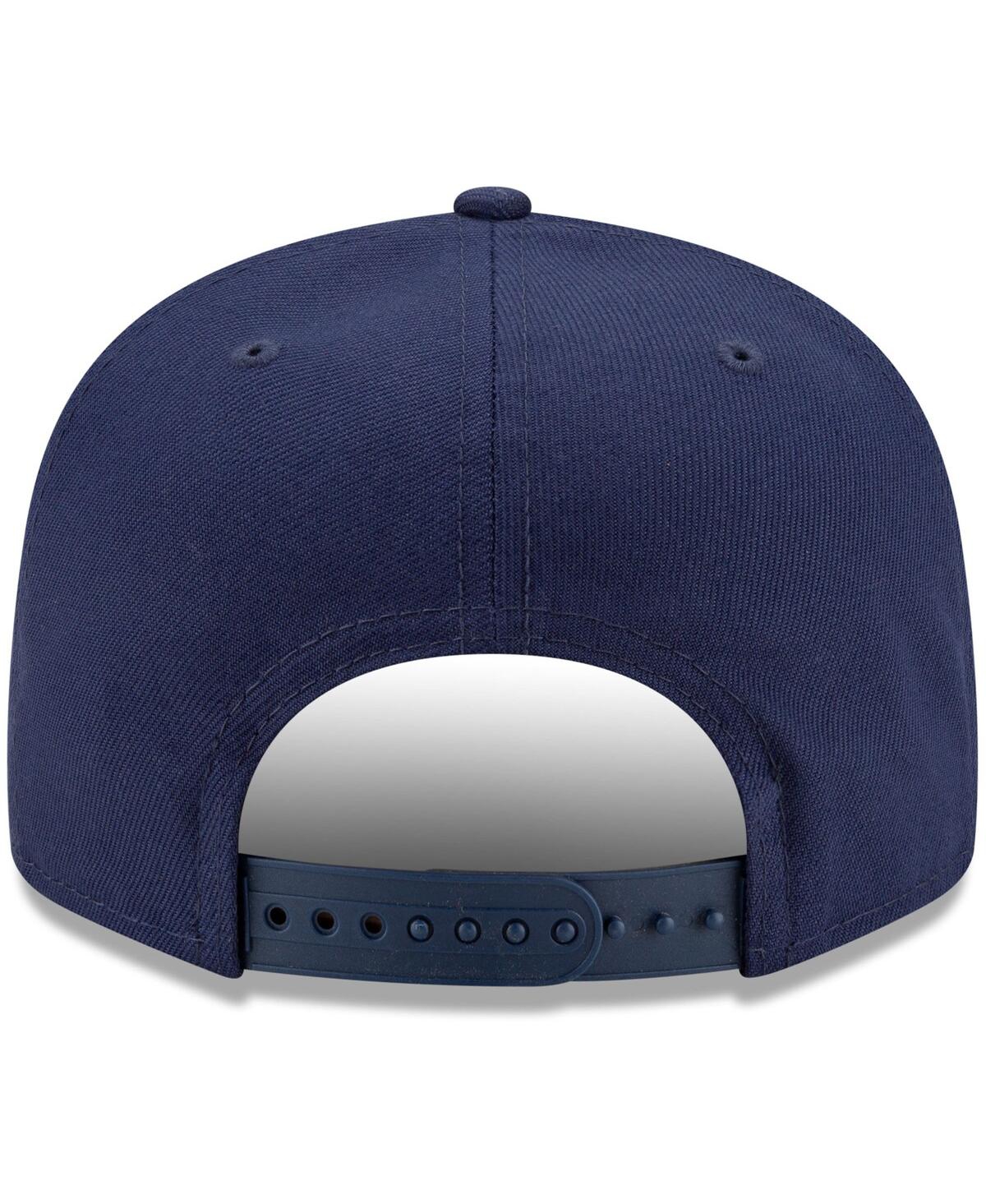 Men's New Eraand Light Blue Chicago Cubs City Connect 9FIFTY Snapback Adjustable Hat - Navy, Light Blue