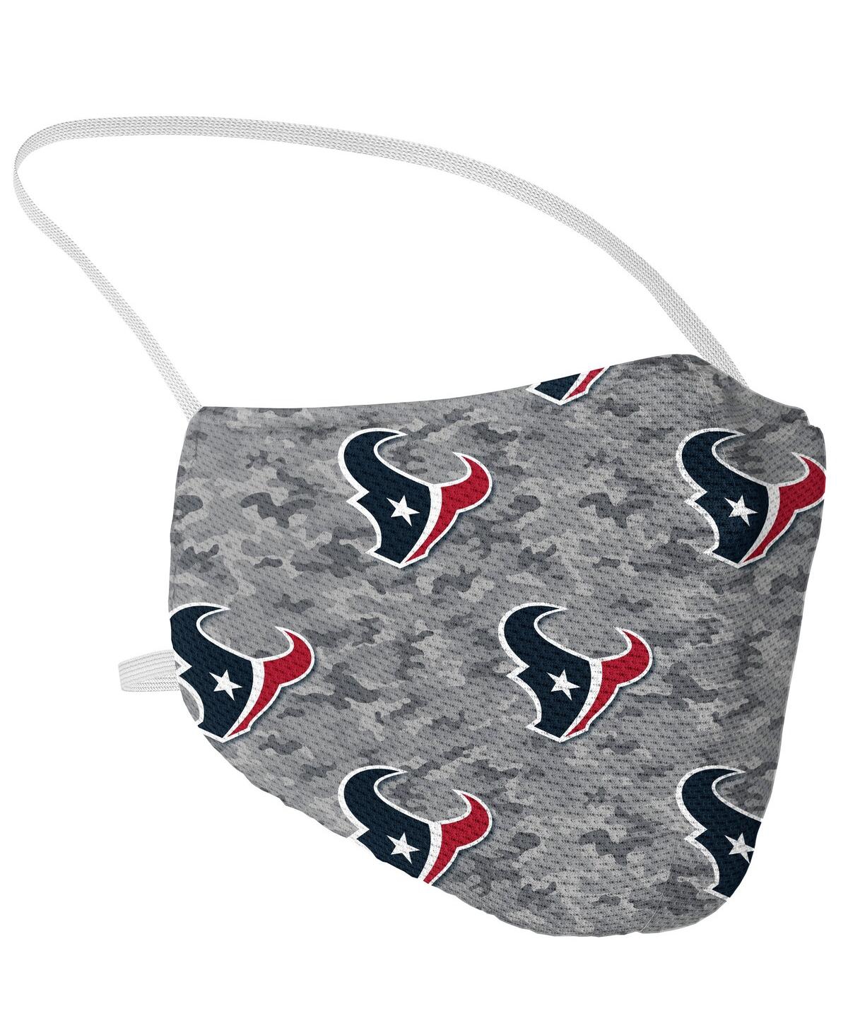 Fanatics Men's And Women's  Houston Texans Camo Face Covering 2-pack In Black,gray