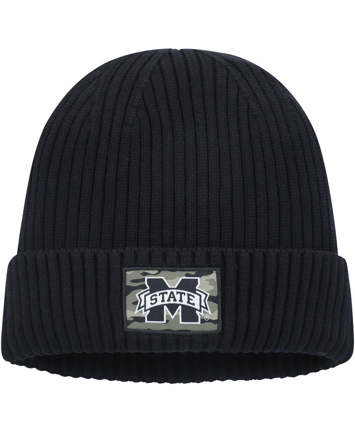 Shop Adidas Originals Men's Adidas Black Mississippi State Bulldogs Military-inspired Appreciation Cuffed Knit Hat