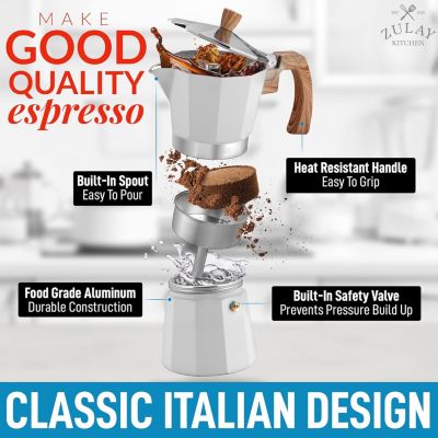 Classic Stovetop Italian Style Espresso Maker