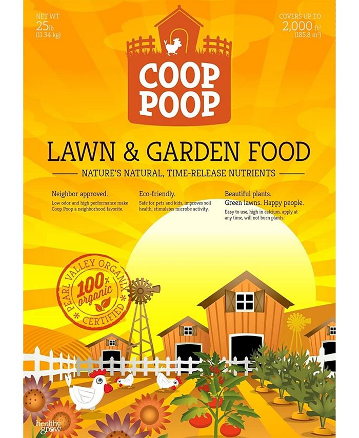 Coop Poop All Purpose Garden Food, 25 Lb 2-4-3 - Macy's