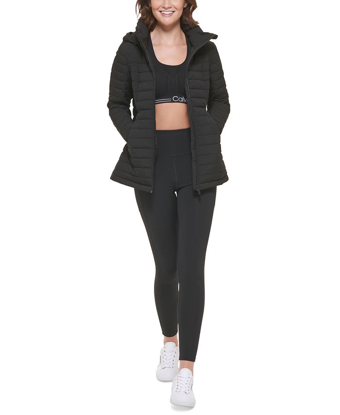 Calvin Klein Women s Packable Quilted Puffer Jacket With Removable