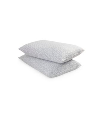 Canon Pack Of 2 Firm 2" Gusset Microfiber Pillow, King In White