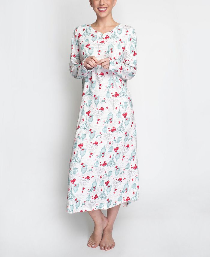 WHITE ORCHID Women's Butter Knit Holiday Cardinal Gown & Reviews All