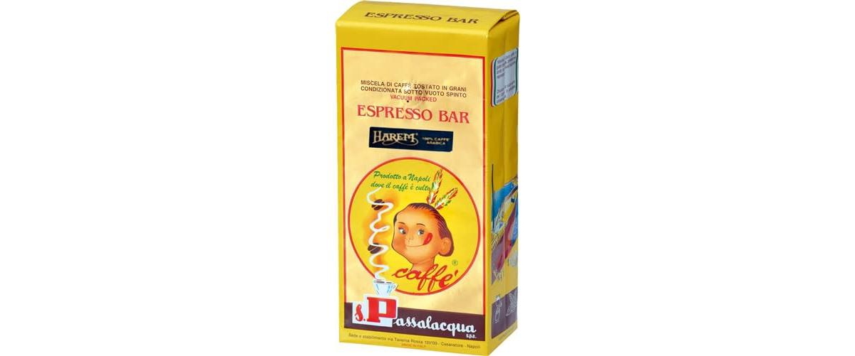 Passalacqua Harem 100% Arabica Whole Beans Coffee (Pack of 2)