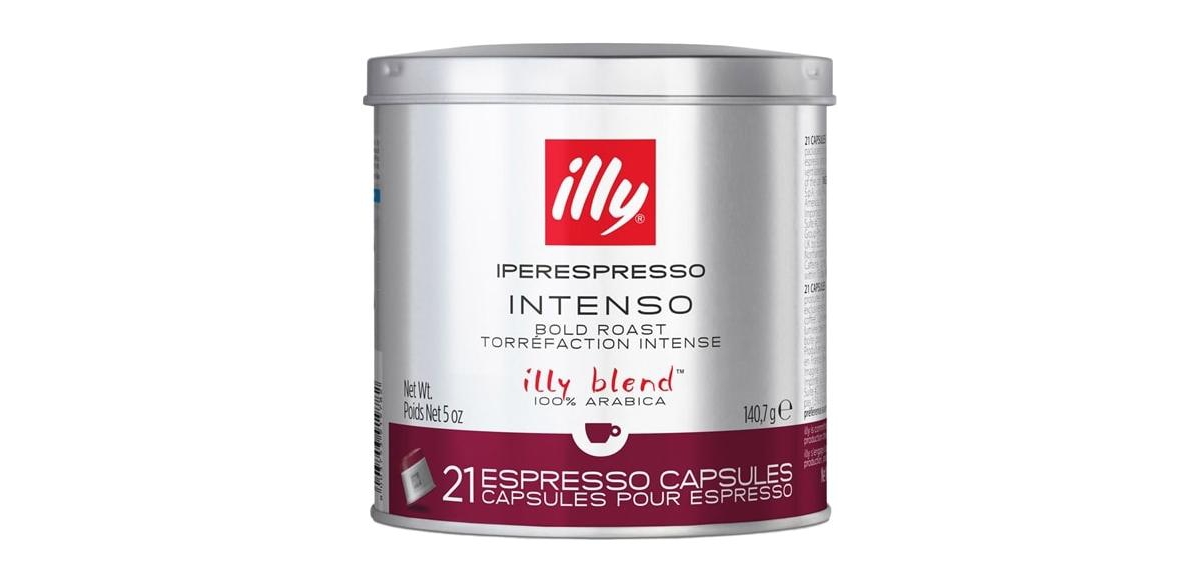 Illy Intenso Bold Roast Coffee IperEspresso Capsules (Pack of 2)