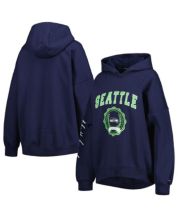 Men's Tommy Hilfiger College Navy Seattle Seahawks Stanley Tie-Dye Pullover Hoodie Size: Large