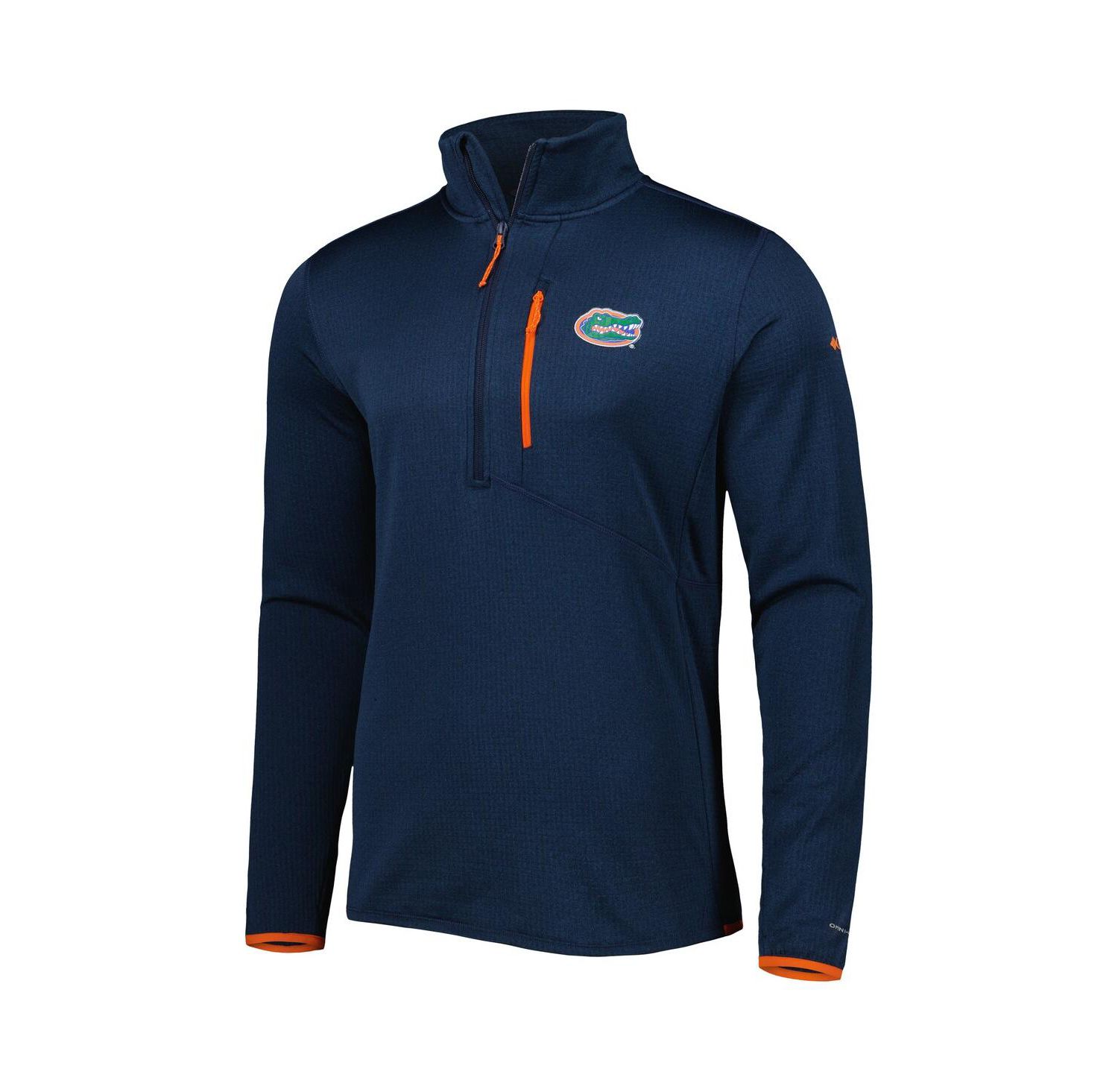 Men's Navy Florida Gators Park View Omni-Wick Half-Zip Top