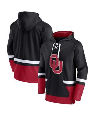 Men's Black Oklahoma Sooners First Battle Pullover Hoodie