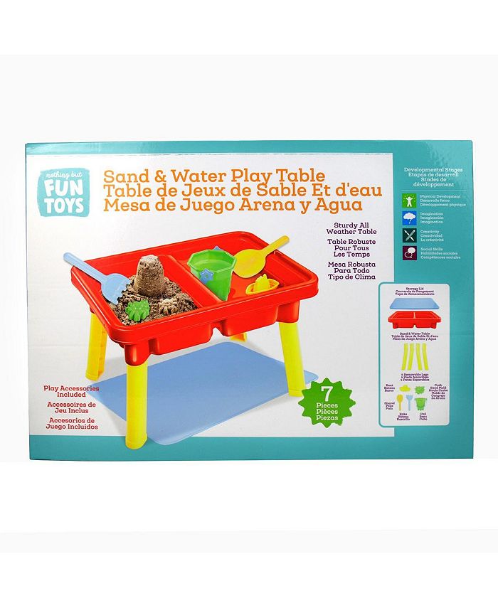 Nothing But Fun Toys Sand & Water Sensory Playtable with Accessories ...