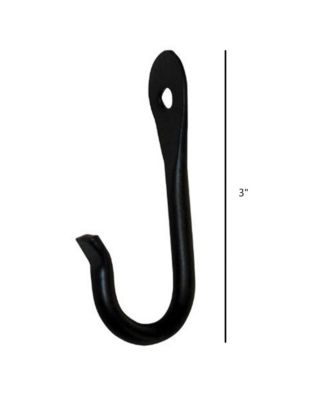 Hookery 3” J Hook Hanger with Flared End for Bird Feeders, Holds 25 lb