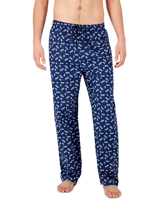 Club Room Men's #1 Dad Pajama Pants, Created for Macy's - Macy's
