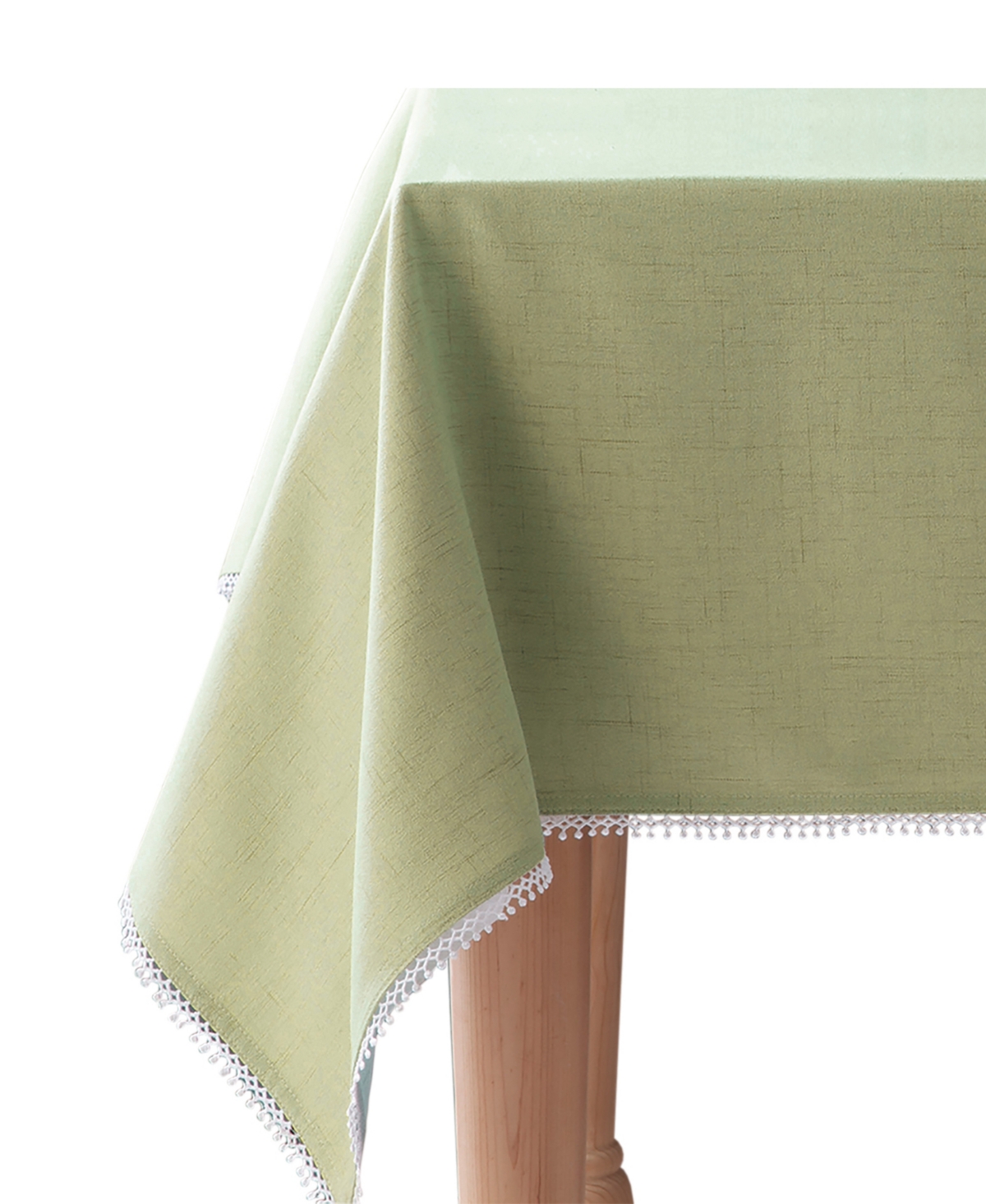 Lenox French Perle Tablecloth, 52" X 70" In Pistachio