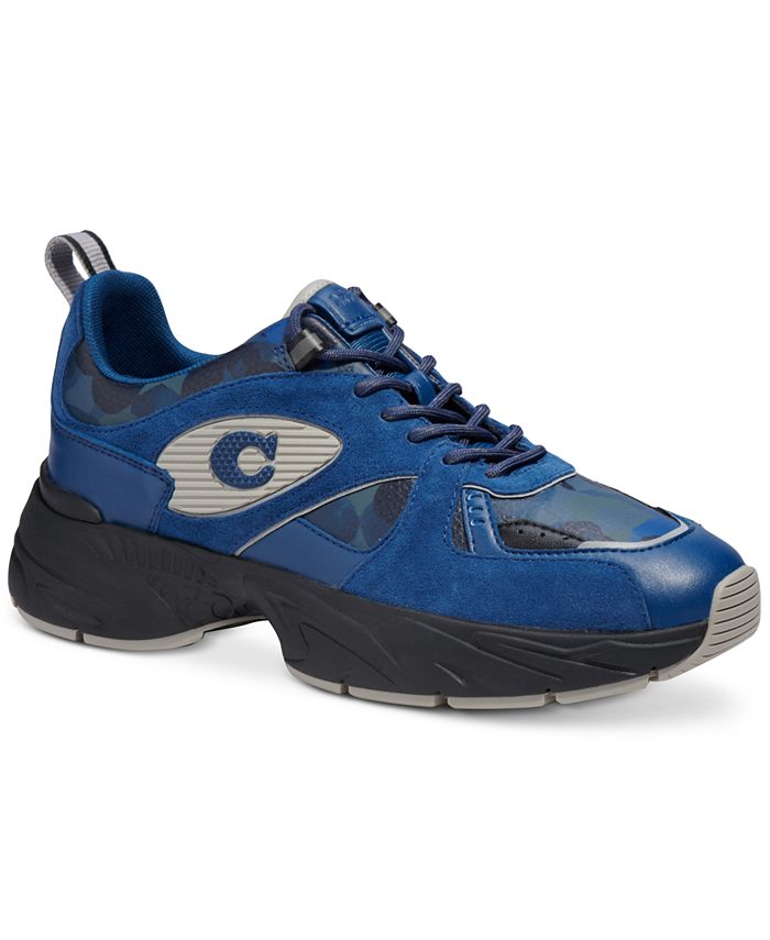COACH Men s Tech Runner Camouflage Lace Up Running Sneakers Macy s