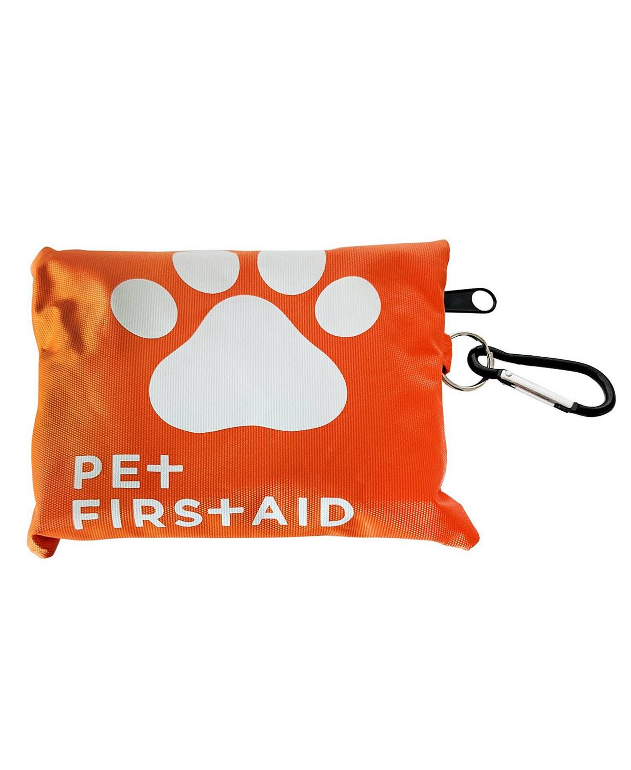 19-Piece Pet Travel First Aid Kit with Carabiner - Compact Emergency Care for Adventurous Pets