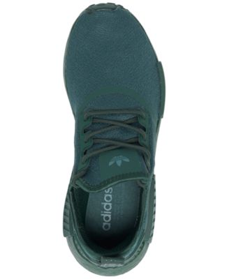 adidas gazelle silver green womens Shop White Womens adidas NMD R1 Lace Up Sneakers – Shoebacca main image 0