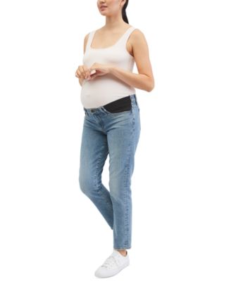 Motherhood Maternity - Square-Neck Ribbed Maternity Bodysuit
