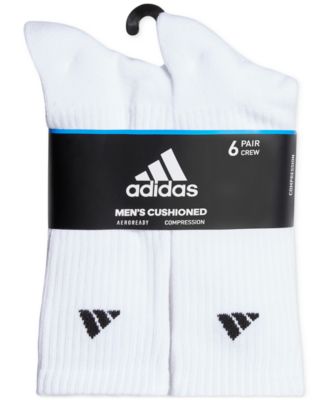 Men's Cushioned Athletic 6-Pack Crew Socks
