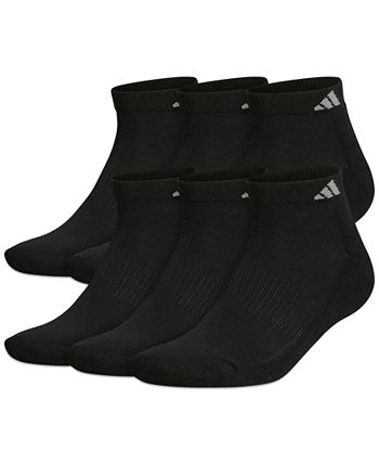 adidas Men's Cushioned Athletic 6-Pack Low Cut Socks & Reviews - Underwear  & Socks - Men - Macy's