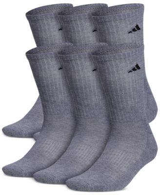 adidas - Men's Athletic Performance Crew Socks 6-Pack