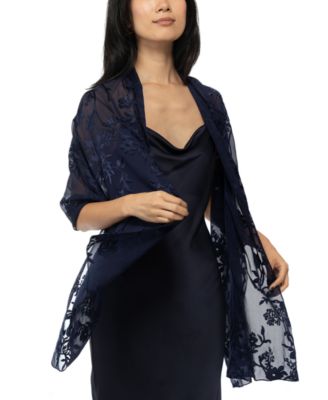 I.N.C. International Concepts - Floral Burnout Evening Wrap
