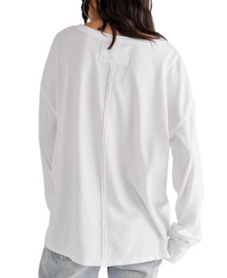 Women's Fade Into You Long-Sleeve Cotton T-Shirt