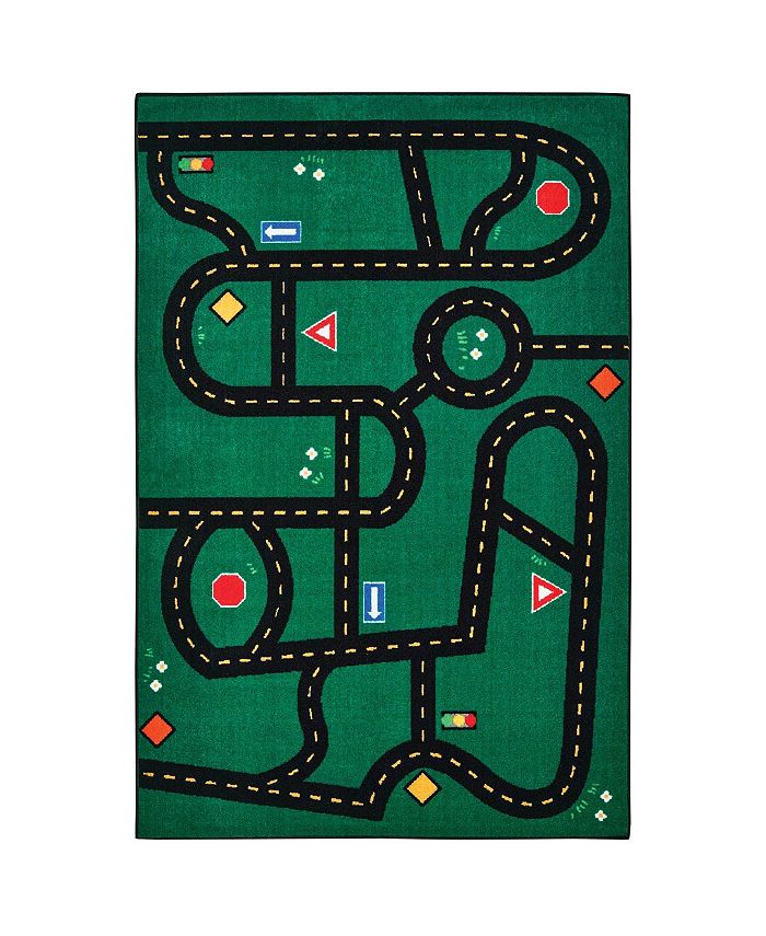 Carpets For Kids Go-Go Driving KID$ Value Rug - 4' x 6' - Macy's