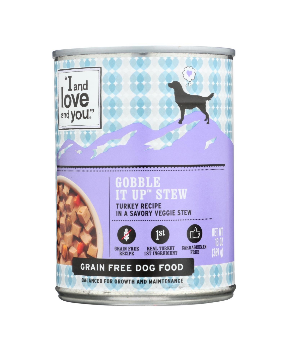 Gobble It Up Stew Dog Food - Wet Food - Case of 12 - 13 oz.
