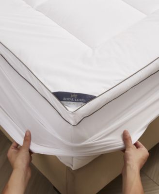 2" Overfilled Hypoallergenic Down Alternative Mattress Pad, Queen