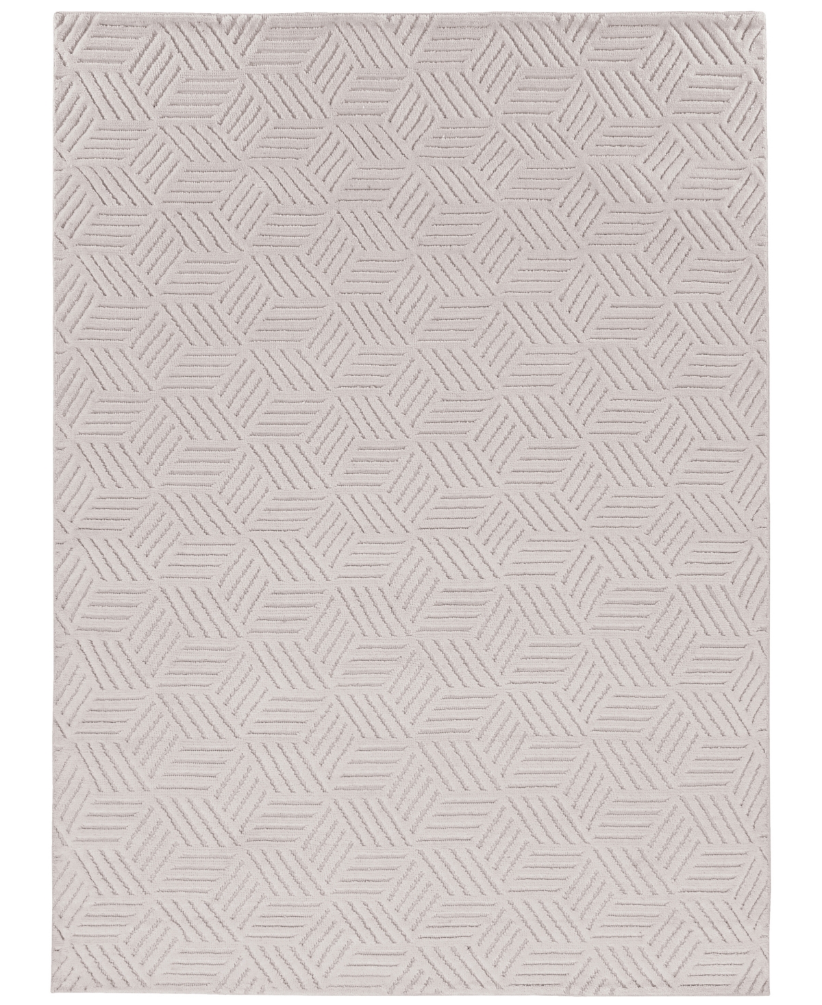 Km Home Magica 707 6' x 9' Area Rug - White