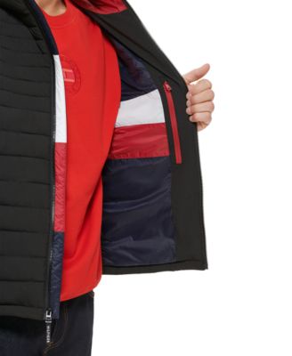 Men's Stretch Quilted Hooded Jacket