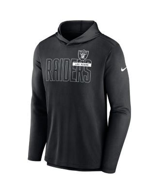 Men's Black Las Vegas Raiders Performance Team Pullover Hoodie