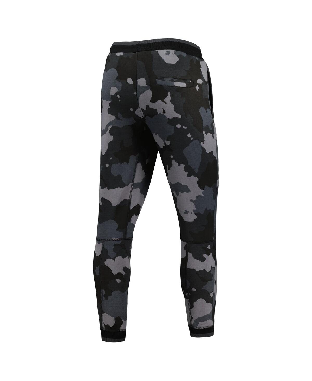 Shop The Wild Collective Men's And Women's  Black Pittsburgh Steelers Camo Jogger Pants