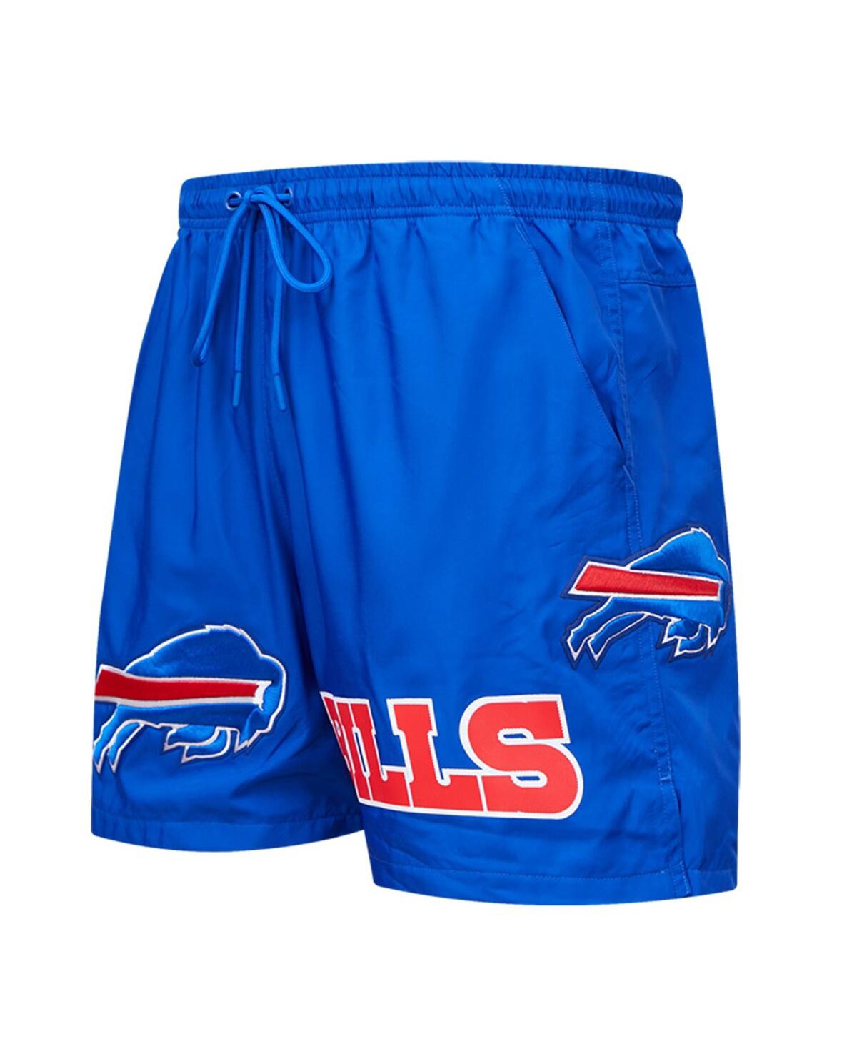 Shop Pro Standard Men's  Royal Buffalo Bills Woven Shorts