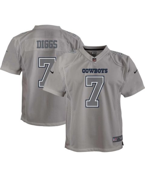 Детская игровая джерси Nike Trevon Diggs Dallas Cowboys Atmosphere, Gray