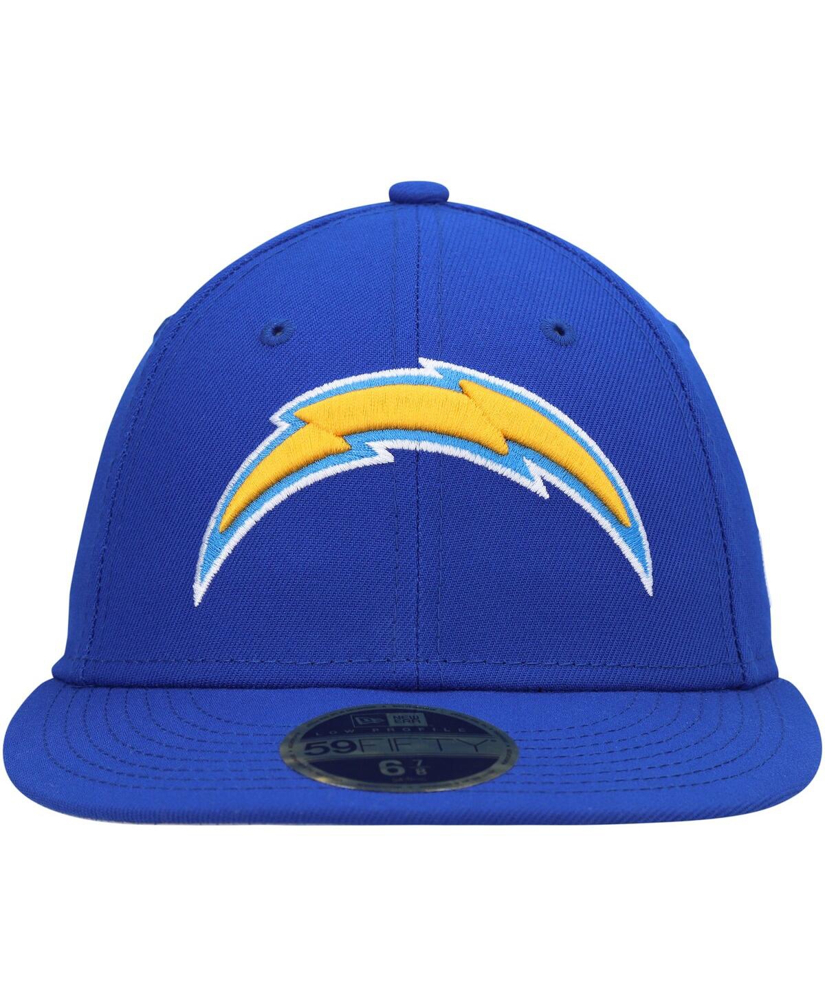 Men's New EraLos Angeles Chargers Logo Omaha Low Profile 59FIFTY Fitted Hat - Royal