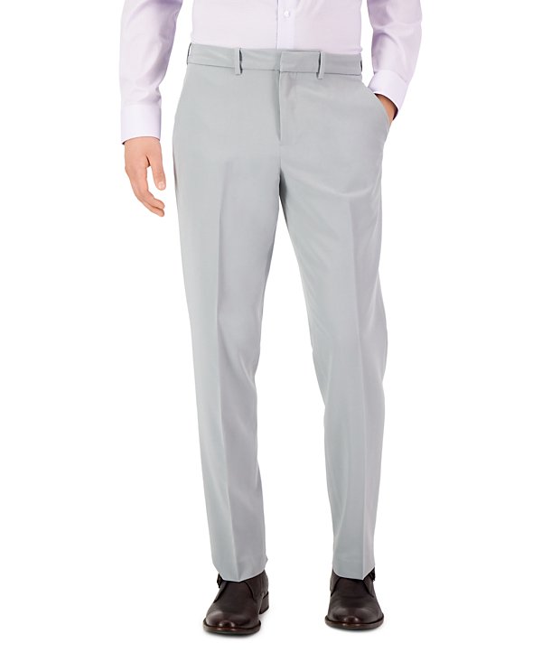 Perry Ellis Portfolio Men's Modern-Fit Stretch Solid Resolution Pants only .99: eDeal Info