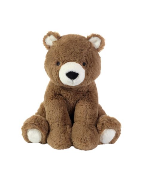 Детская мягкая игрушка Lambs & Ivy Wally Bear 10" Baby-Safe Faux Fur Plush, цвет: Коричневый