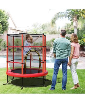 55" Kids Trampoline Bouncing Jumping Mat Recreational Trampoline