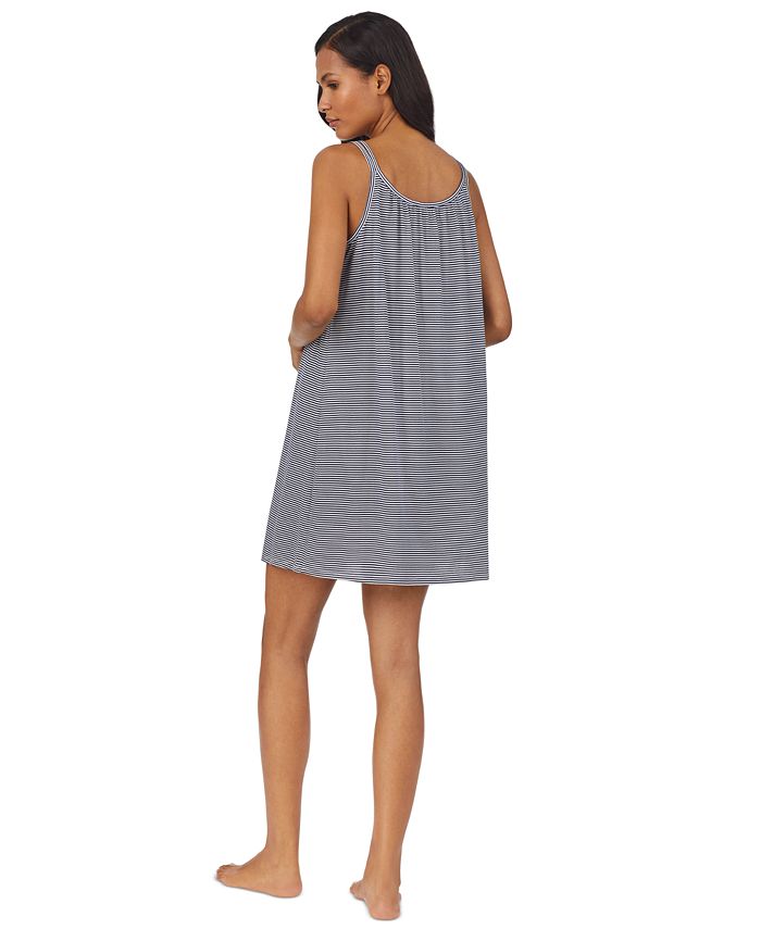 Lauren Ralph Lauren Cotton Knit Double-Strap Nightgown - Macy's