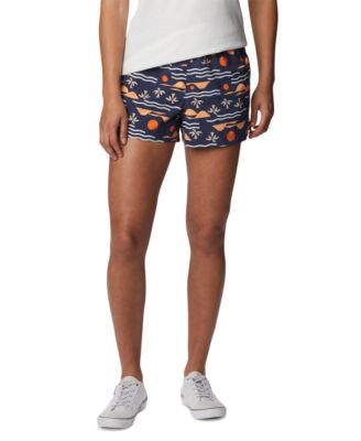 Columbia Women s Sandy River II Printed Mid Rise Shorts Macy s